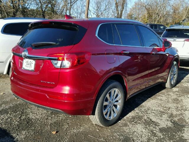 LRBFXBSA1HD048116 - 2017 BUICK ENVISION E RED photo 4