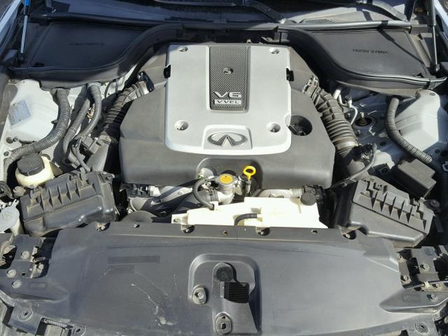 JNKCV64E98M105064 - 2008 INFINITI G37 BASE SILVER photo 7