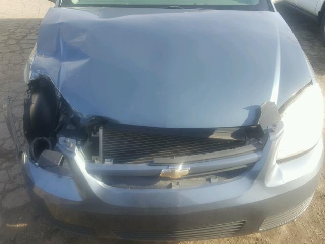 1G1AL52F257561494 - 2005 CHEVROLET COBALT LS BLUE photo 7