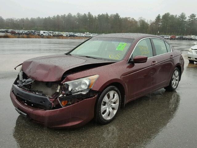 1HGCP2F84AA031542 - 2010 HONDA ACCORD EXL MAROON photo 2