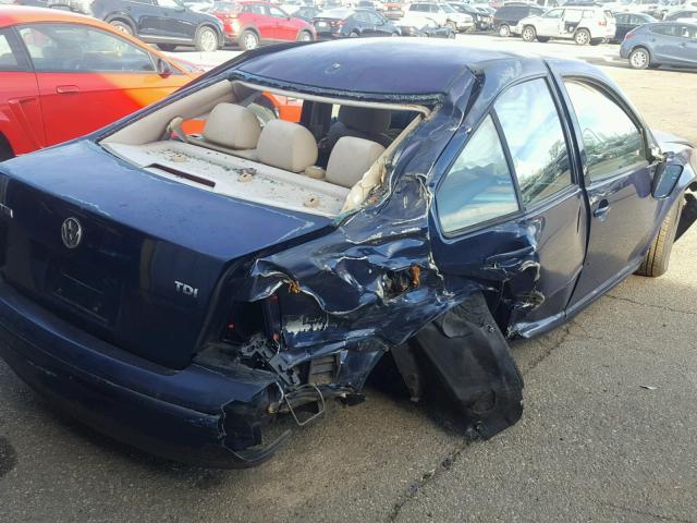 3VWSP69M82M050798 - 2002 VOLKSWAGEN JETTA GLS BLUE photo 4