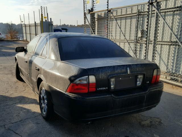 1LNHM86S84Y635727 - 2004 LINCOLN LS BLACK photo 3