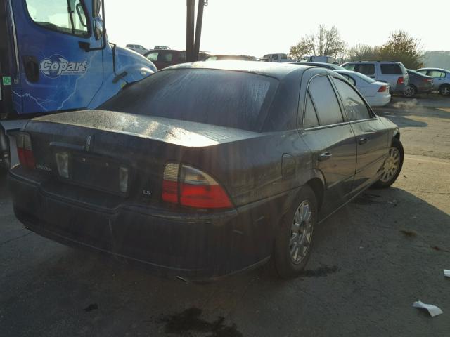 1LNHM86S84Y635727 - 2004 LINCOLN LS BLACK photo 4