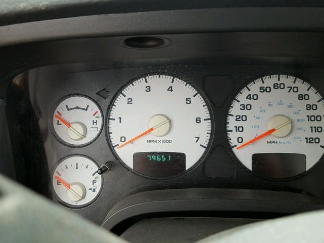 3D7KU26D04G133772 - 2004 DODGE RAM 2500 S მწვანე ფოტო 8