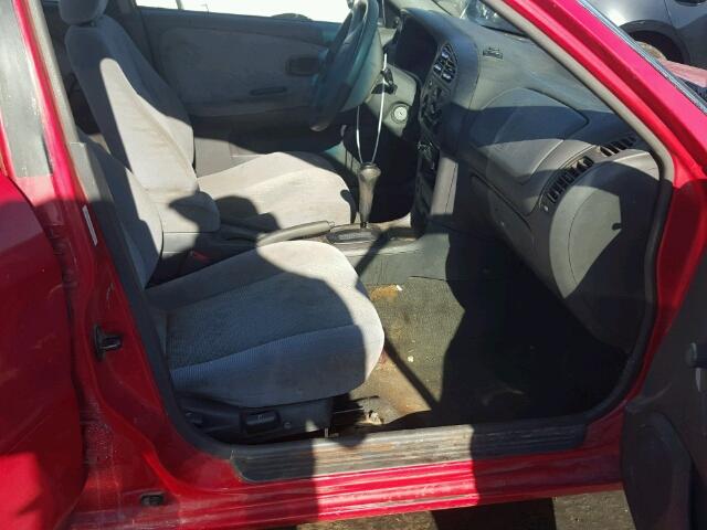 JA3AY26C51U044644 - 2001 MITSUBISHI MIRAGE ES RED photo 5