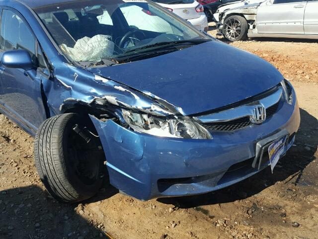 2HGFA1F52AH310018 - 2010 HONDA CIVIC LX BLUE photo 9