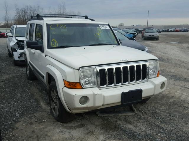 1J8HG48P87C600984 - 2007 JEEP COMMANDER WHITE photo 1