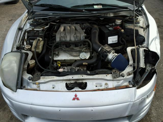 4A3AC54H11E122540 - 2001 MITSUBISHI ECLIPSE GT SILVER photo 7