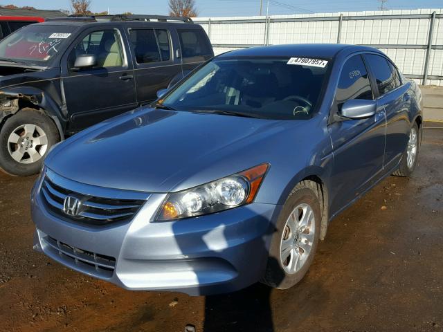 1HGCP2F48BA045345 - 2011 HONDA ACCORD LXP BLUE photo 2