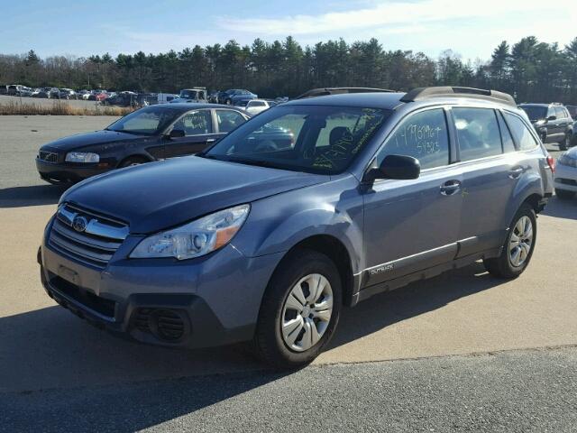 4S4BRBACXD3243141 - 2013 SUBARU OUTBACK 2. BLUE photo 2