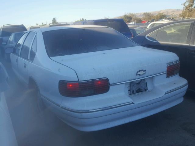 1G1BL52WXSR100130 - 1995 CHEVROLET CAPRICE CL 白色 照片 3