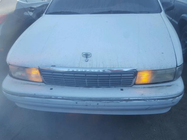 1G1BL52WXSR100130 - 1995 CHEVROLET CAPRICE CL 白色 照片 7