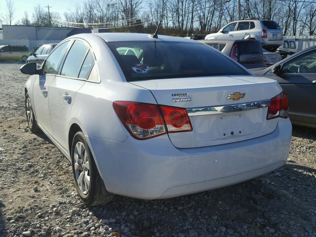 1G1PA5SH6E7230144 - 2014 CHEVROLET CRUZE LS WHITE photo 3