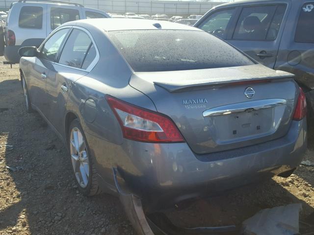 1N4AA51E39C844334 - 2009 NISSAN MAXIMA S GRAY photo 3