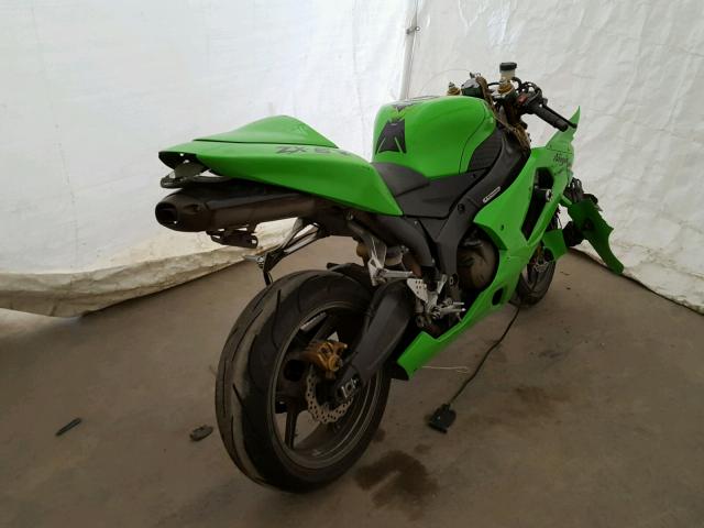 JKBZXJC165A004140 - 2005 KAWASAKI ZX636 C1 GREEN photo 4