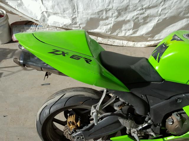 JKBZXJC165A004140 - 2005 KAWASAKI ZX636 C1 GREEN photo 6