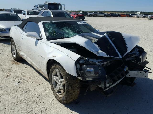 2G1FF3DD2B9206073 - 2011 CHEVROLET CAMARO LT WHITE photo 1