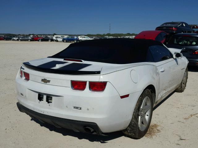 2G1FF3DD2B9206073 - 2011 CHEVROLET CAMARO LT WHITE photo 4