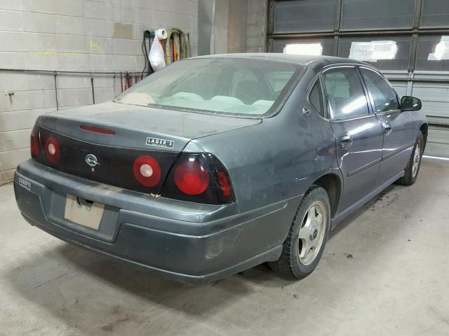 2G1WF52E659115903 - 2005 CHEVROLET IMPALA GRAY photo 4