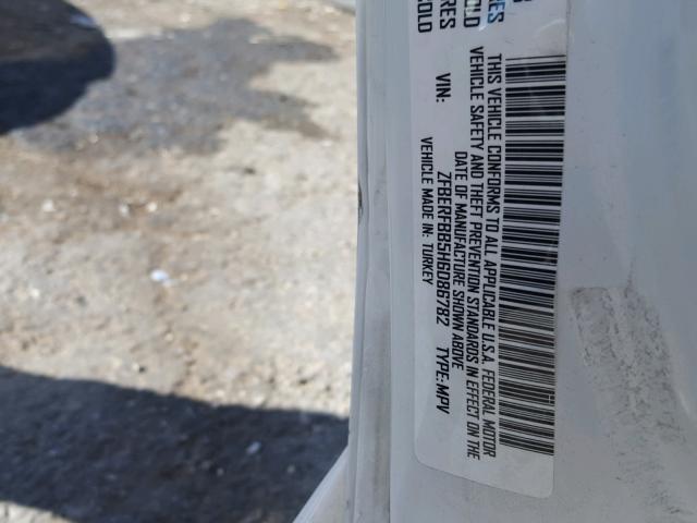 ZFBERFBB5H6D86782 - 2017 RAM PROMASTER 白色 照片 10