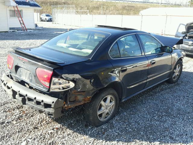 1G3NL52EX3C277311 - 2003 OLDSMOBILE ALERO GL BLACK photo 4