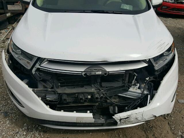 2FMPK4J96HBB62279 - 2017 FORD EDGE SEL WHITE photo 7