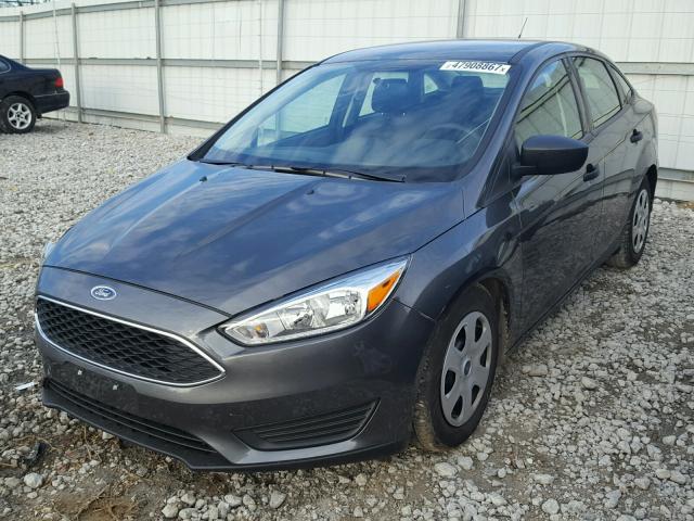 1FADP3E27HL283232 - 2017 FORD FOCUS S GRAY photo 2