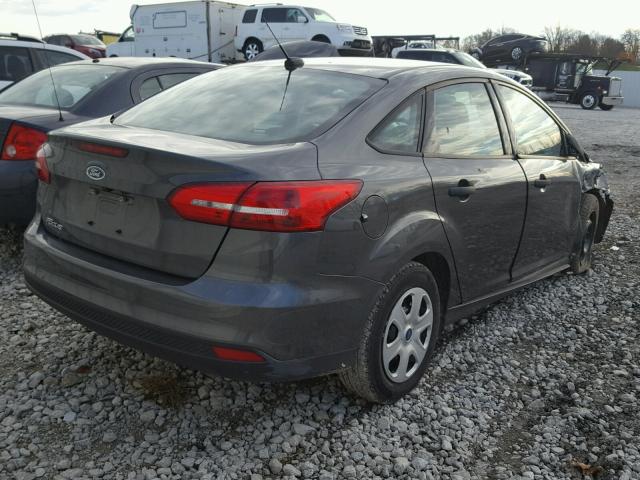 1FADP3E27HL283232 - 2017 FORD FOCUS S GRAY photo 4