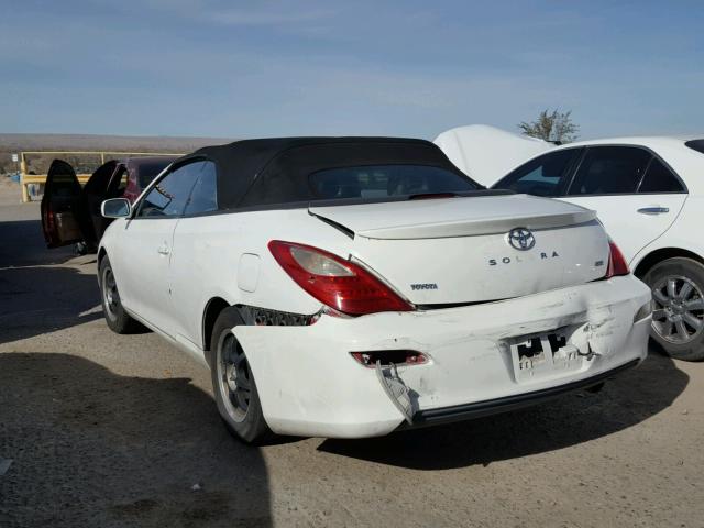 4T1FA38PX7U133504 - 2007 TOYOTA CAMRY SOLA WHITE photo 3