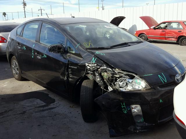 JTDKN3DUXA0063679 - 2010 TOYOTA PRIUS BLACK photo 1