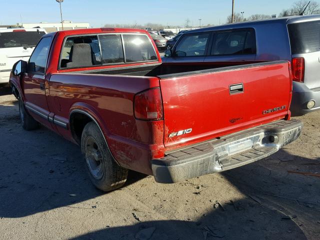 1GCCS14W4YK146753 - 2000 CHEVROLET S TRUCK S1 RED photo 3