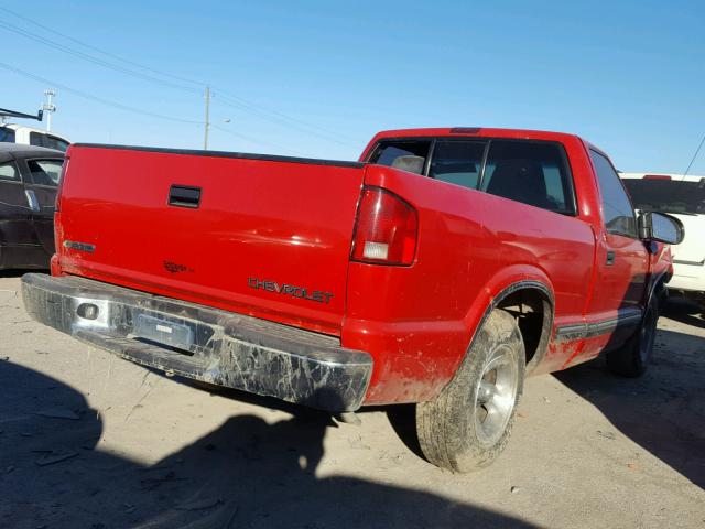 1GCCS14W4YK146753 - 2000 CHEVROLET S TRUCK S1 RED photo 4