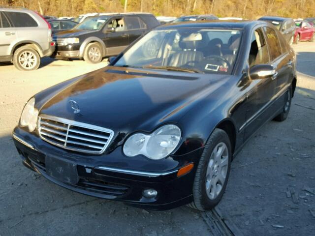 WDBRF92H36F763146 - 2006 MERCEDES-BENZ C GENERATI BLACK photo 2