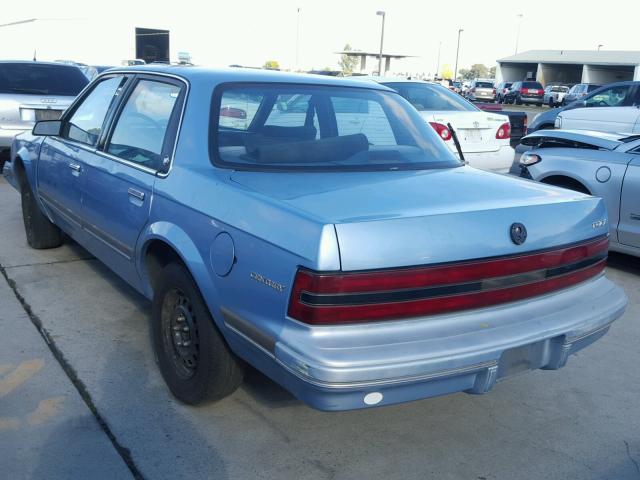 1G4AG55N4P6492195 - 1993 BUICK CENTURY SP BLUE photo 3