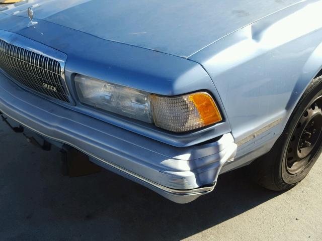 1G4AG55N4P6492195 - 1993 BUICK CENTURY SP BLUE photo 9