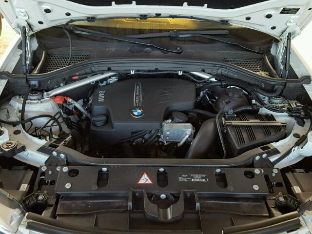 5UXWX9C59E0D33470 - 2014 BMW X3 XDRIVE2 WHITE photo 7