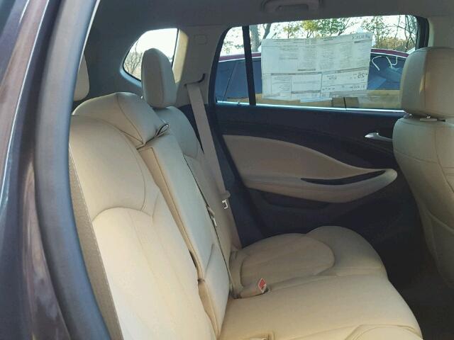 LRBFXASA4HD026850 - 2017 BUICK ENVISION P BROWN photo 6