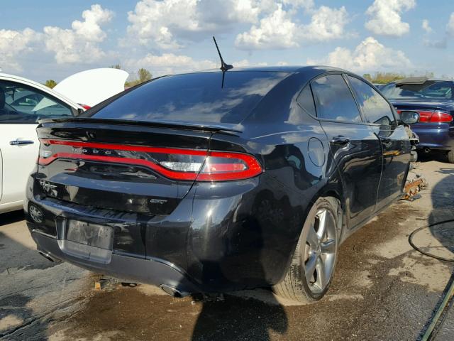 1C3CDFEB2GD538897 - 2016 DODGE DART GT BLACK photo 4