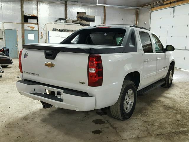 3GNFK12377G315053 - 2007 CHEVROLET AVALANCHE WHITE photo 4