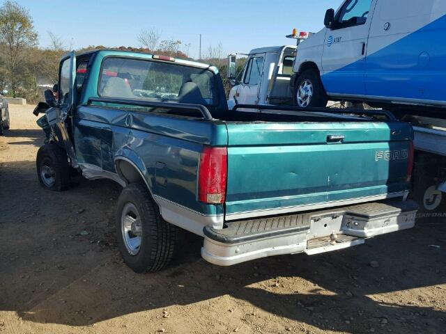 1FTEF15YXTLA87742 - 1996 FORD F150 GREEN photo 3