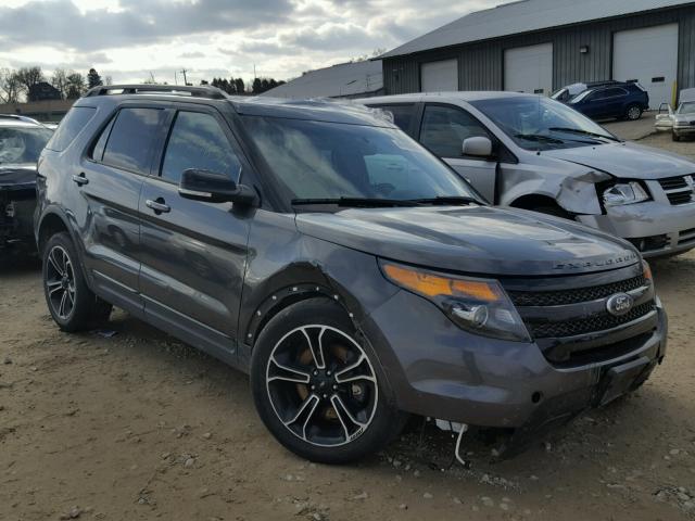 1FM5K8GT4FGB00421 - 2015 FORD EXPLORER S GRAY photo 1