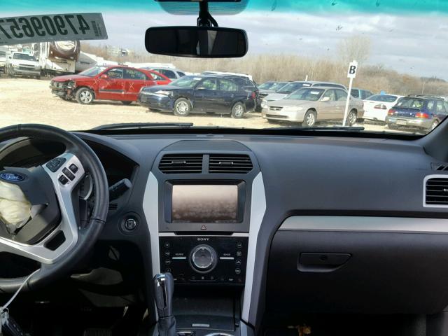 1FM5K8GT4FGB00421 - 2015 FORD EXPLORER S GRAY photo 9