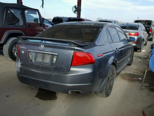 19UUA66284A066288 - 2004 ACURA TL GRAY photo 4