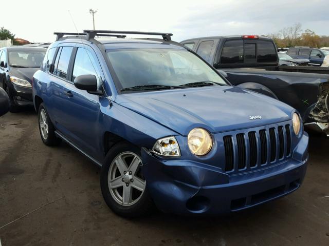 1J8FF47W67D140981 - 2007 JEEP COMPASS BLUE photo 1