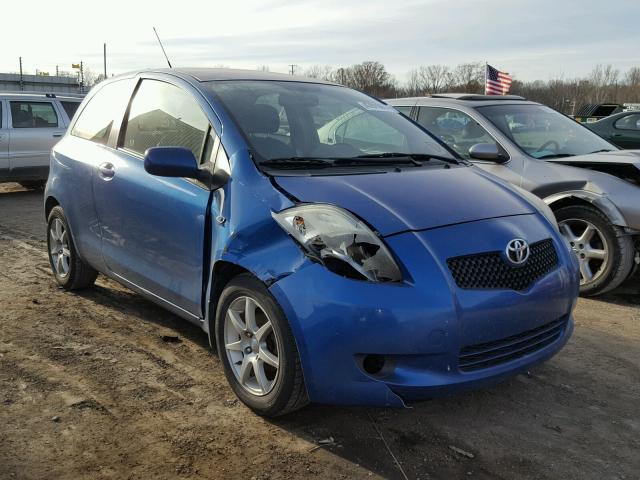 JTDJT903775077729 - 2007 TOYOTA YARIS BLUE photo 1