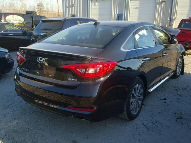 5NPE34AF4HH552347 - 2017 HYUNDAI SONATA SPO BLACK photo 4