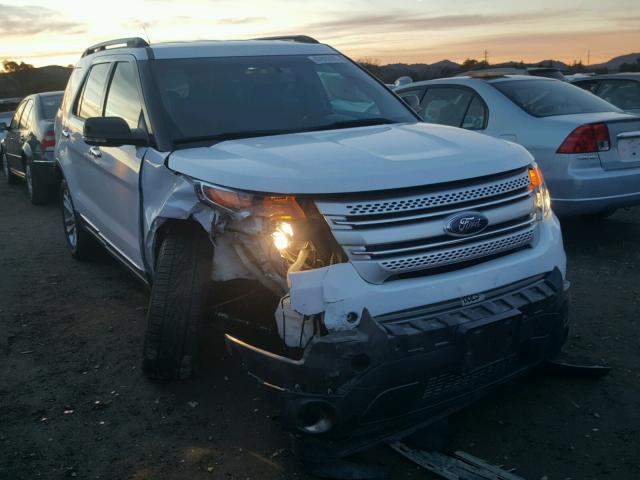 1FM5K7D83EGA59725 - 2014 FORD EXPLORER X WHITE photo 1