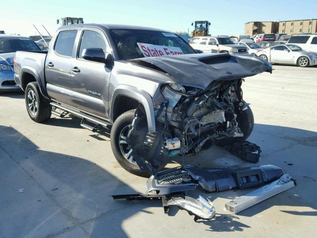 5TFAZ5CN4HX036212 - 2017 TOYOTA TACOMA DOU GRAY photo 1