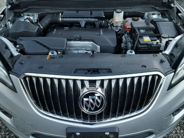LRBFXASA2HD024109 - 2017 BUICK ENVISION P SILVER photo 7