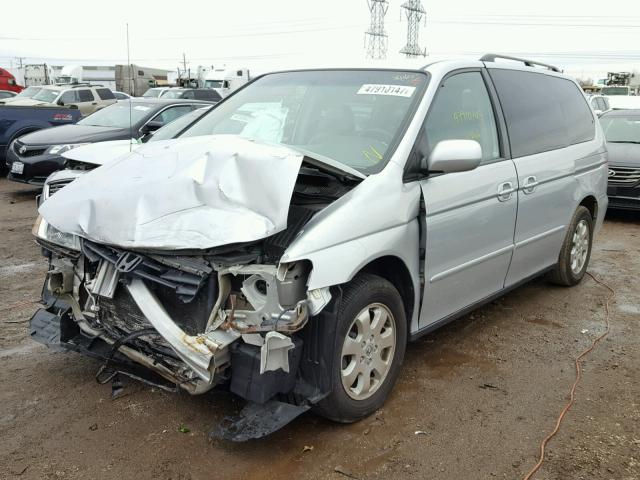 5FNRL18003B061976 - 2003 HONDA ODYSSEY EX SILVER photo 2